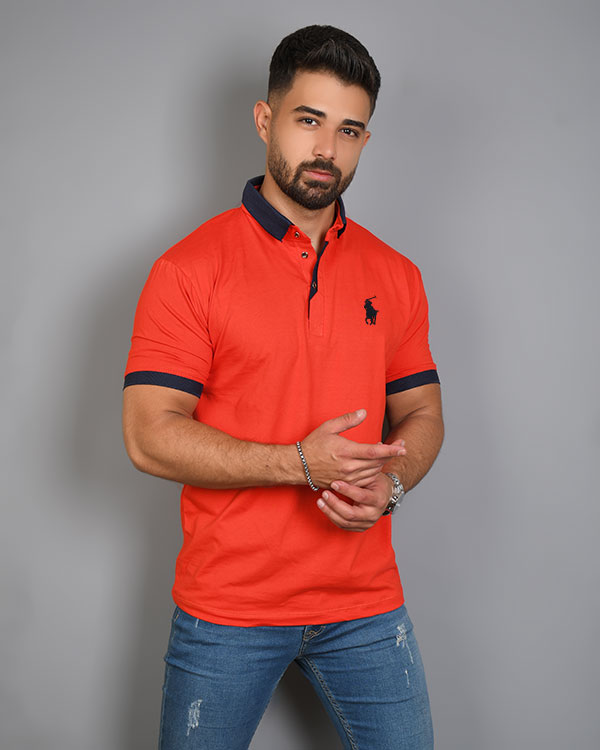 تی شرت مردانه یقه دار Polo90 مدل3620