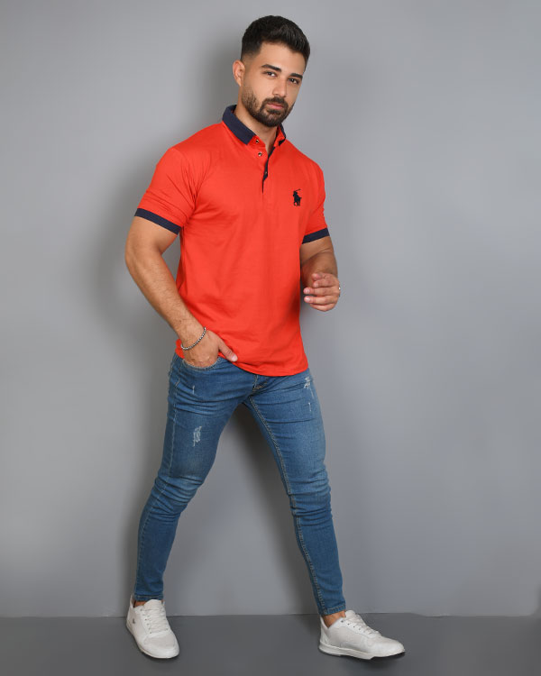 تی شرت مردانه یقه دار Polo90 مدل3620