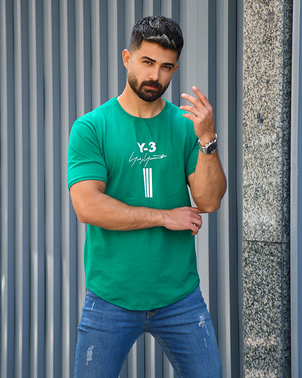 تی شرت مردانه یقه گرد Y3 مدل savin