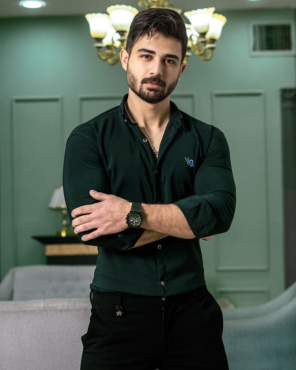 پیراهن مردانه VQ مدل 3573