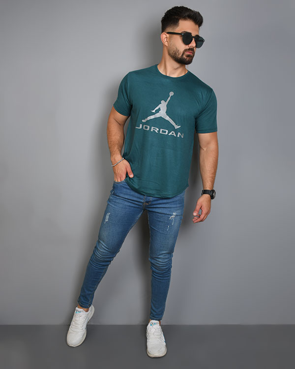 تی شرت مردانه یقه گرد JORDAN مدل 3643