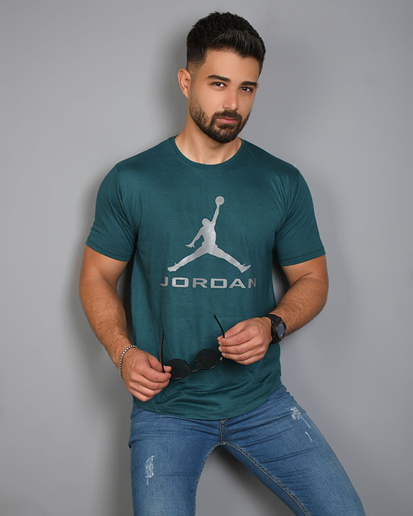تی شرت مردانه یقه گرد JORDAN مدل 3643