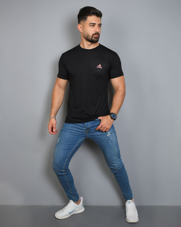 تی شرت مردانه یقه گرد آدیداس مدل 3645