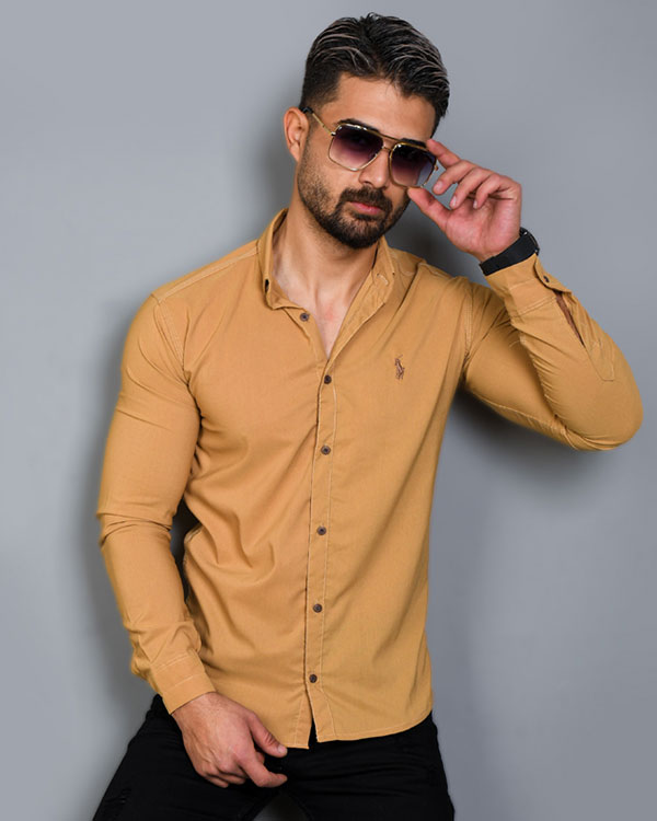 پیراهن مردانه ساده پولو مدل  3649