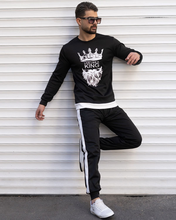 ست بلوز شلوار مردانه King مدل 3664