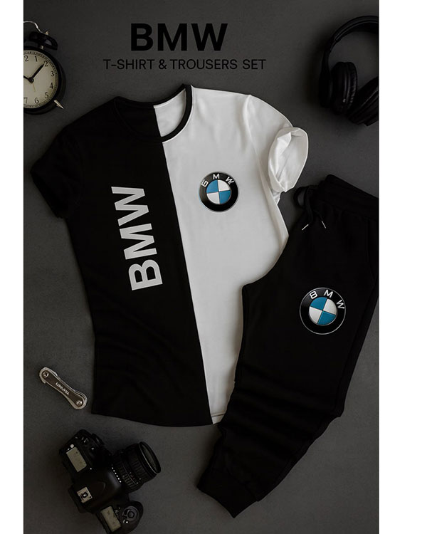 ست تیشرت شلوار bmw مردانه Noman مدل 3666