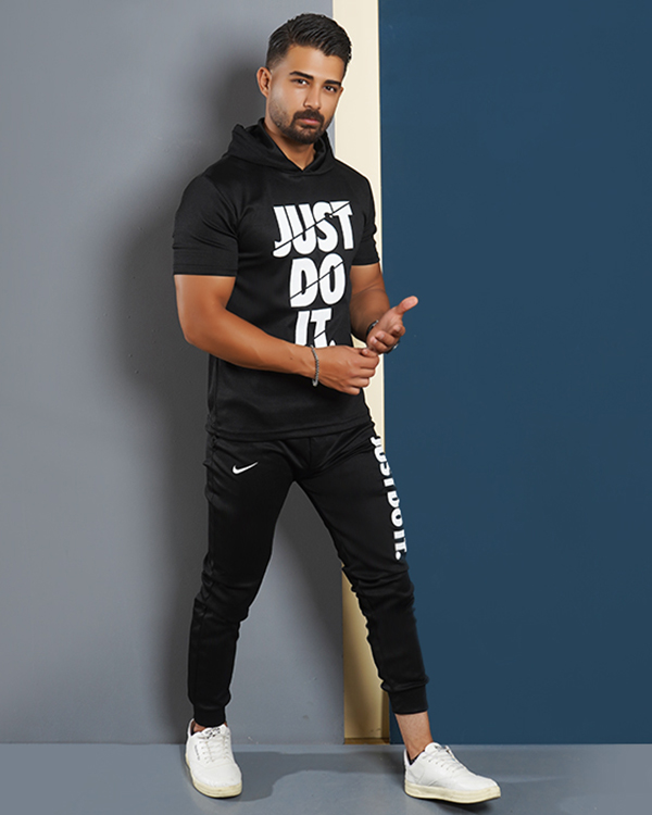ست هودي شلوار Just Do It مردانه Jefri مدل3667