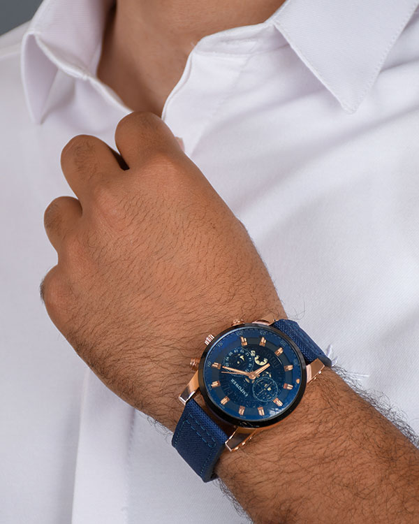 ساعت بند برزنتی مردانه مدل 3676