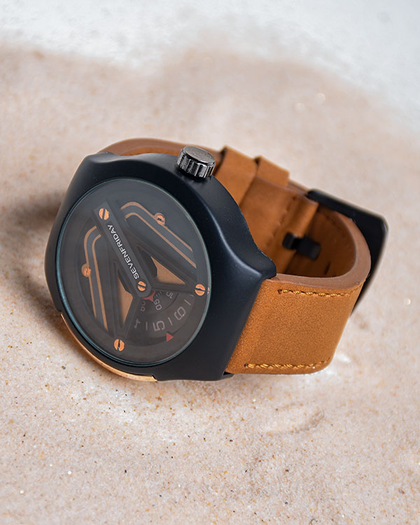 ساعت صفحه گردعقربه‌ای مردانه sevenfriday طرح Etro مدل 3724