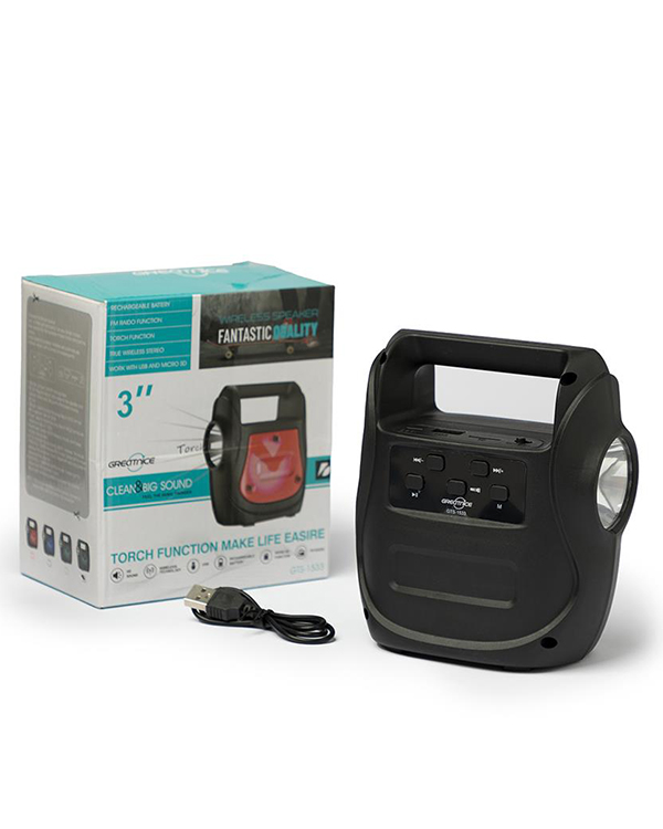 مینی اسپیکر GreatNice چراغ دار مدل GTS-1533