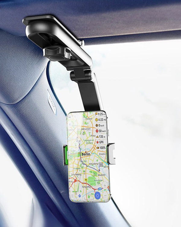 پایه نگهدارنده گوشی موبایل 360 درجه مدل sun visor