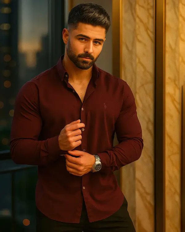 پیراهن مردانه VQ مدل 3573