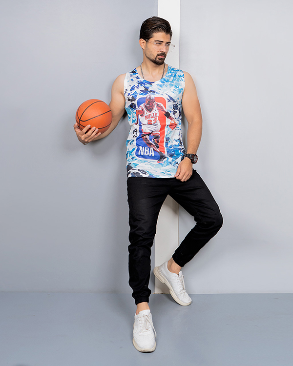 رکابی مردانه NBA مدل 3937