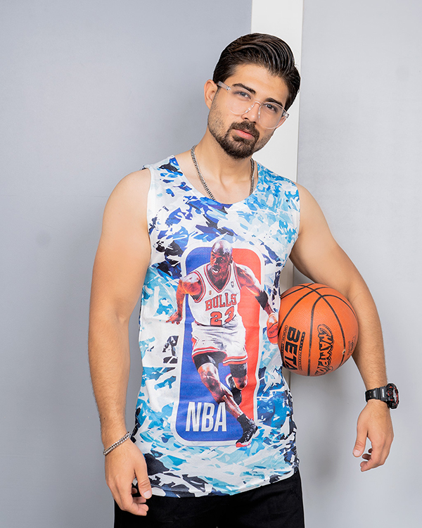 رکابی مردانه NBA مدل 3937