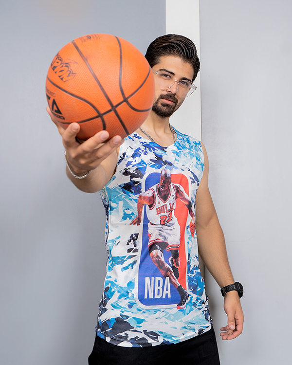 رکابی مردانه NBA مدل 3937