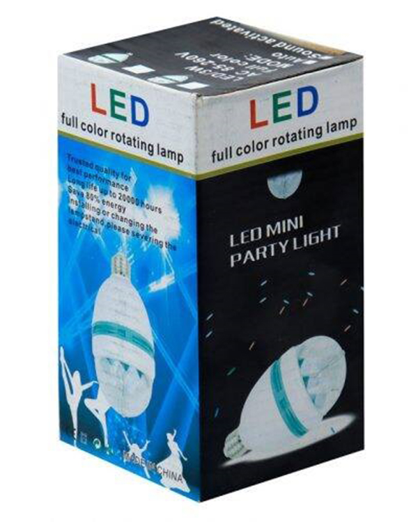 لامپ رقص نور گردان Party Light مدل 1052