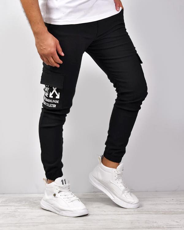شلوار اسلش مردانه شش جیب OFF WHITE