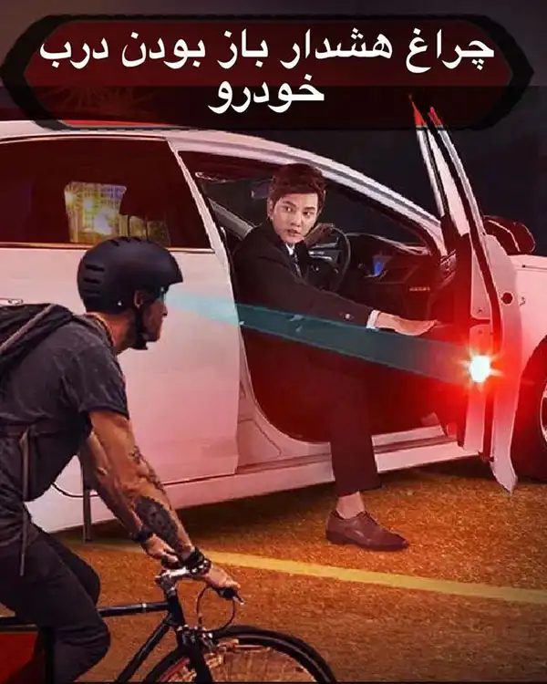 چراغ هشدار باز بودن درب خودرو بسته 2 عددی مدل 2554