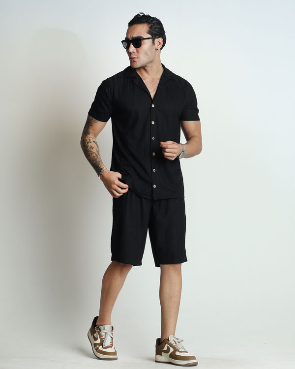 پیراهن آستین کوتاه و شلوارک مردانه Nima