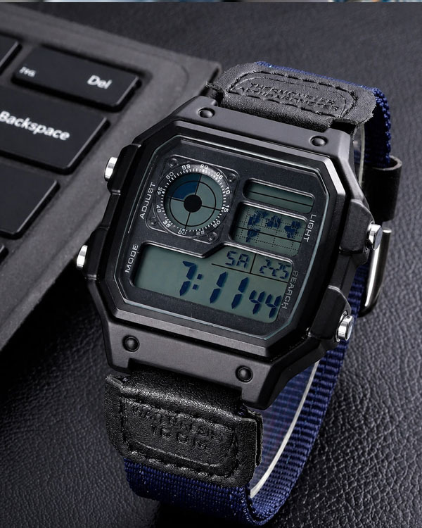 ساعت مردانه Casio World time بند برزنتی