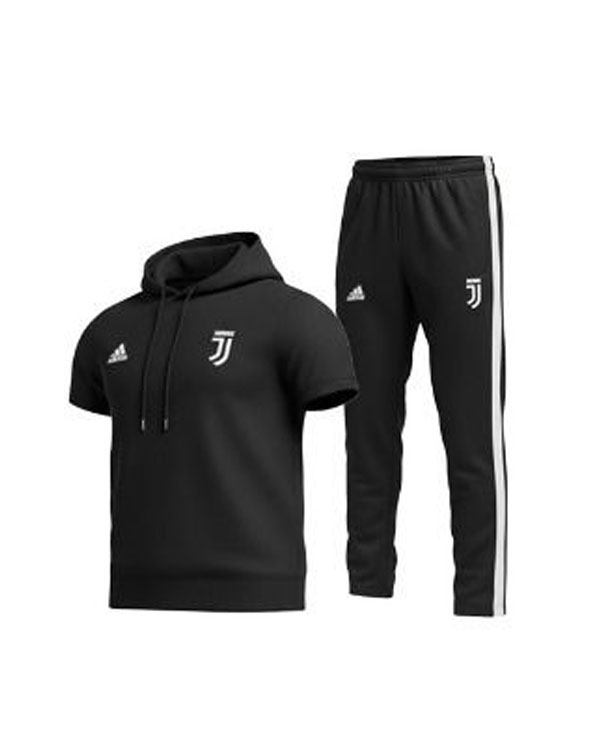 ست تیشرت کلاهدار و شلوار مردانه مدل Juventus